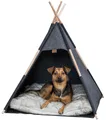 Tipi barlang, 70 x 70 x 70 cm, filc, antracit