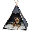 Tipi barlang, 70 x 70 x 70 cm, filc, antracit