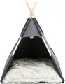 Tipi barlang, 70 x 70 x 70 cm, filc, antracit