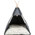 Tipi barlang, 70 x 70 x 70 cm, filc, antracit
