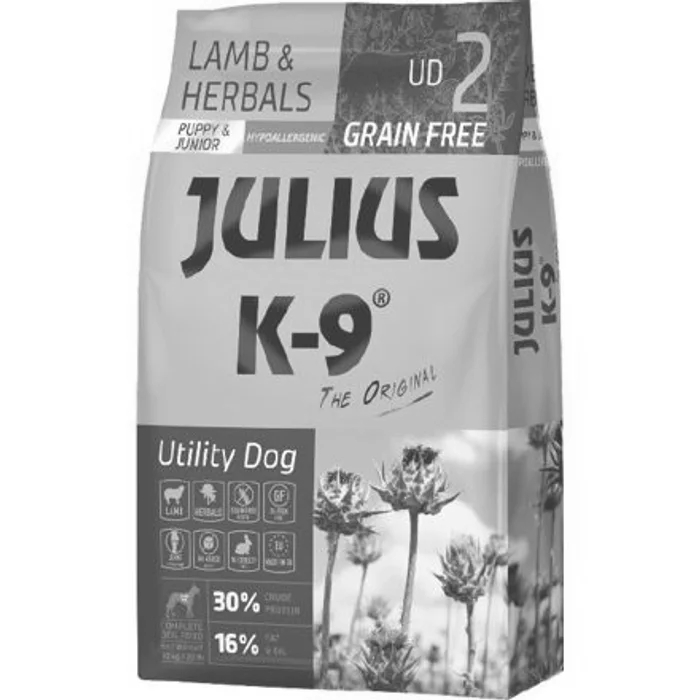 Termék főképe JULIUS K-9 PUPPY&JUNIOR LAMB&HERBALS 340 g