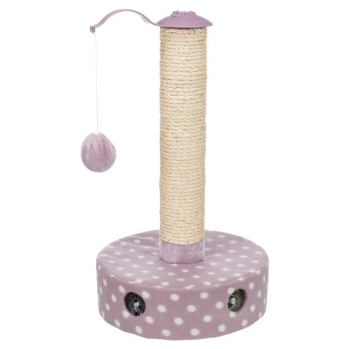 Termék főképe JUNIOR škrabadlo pro koťata o 26 cm/ 47 cm, fleece/sisal, světlá lila