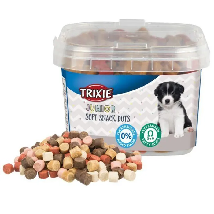 Termék főképe JUNIOR Soft Snack Dots s Omega 3 140 g