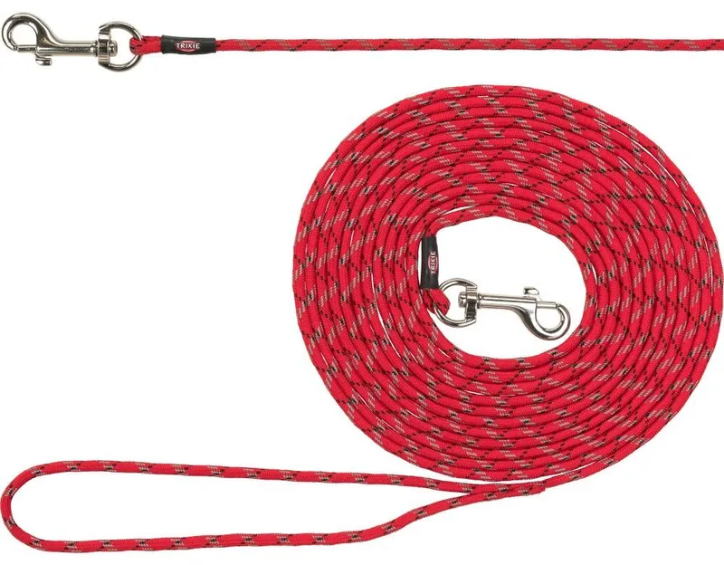 Termék főképe JUNIOR stopovací vodítko pro štěňata, XXS-XS: 4m/o 4 mm, červená