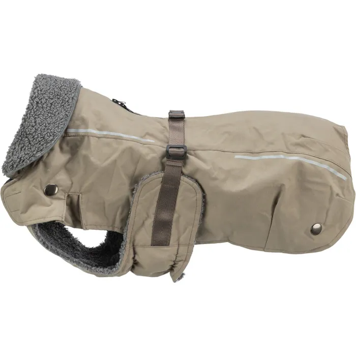 Termék főképe Kabátek ROUEN 2 v 1, buldog střih, pískováXS:30cm, hruď:36-58cm, krk:36-44cm