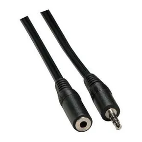 Kábelcsatlakozó (3,5 mm) M- Jack (3,5 mm) F, 5 m, fekete