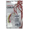 Következő termékkép Kábel a merevlemez tápegységéhez, DC SATA M-DC 5,25" M, 0,2 m, színes, logó, buborékfólia