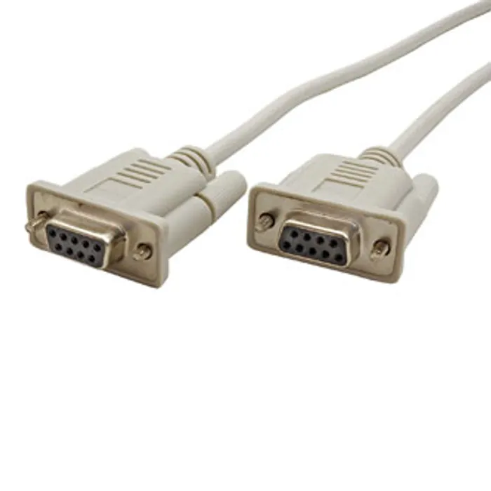 Termék főképe Kabel laplink sériový, 9 pin F- 9 pin F, 2m, AT cross, bílý