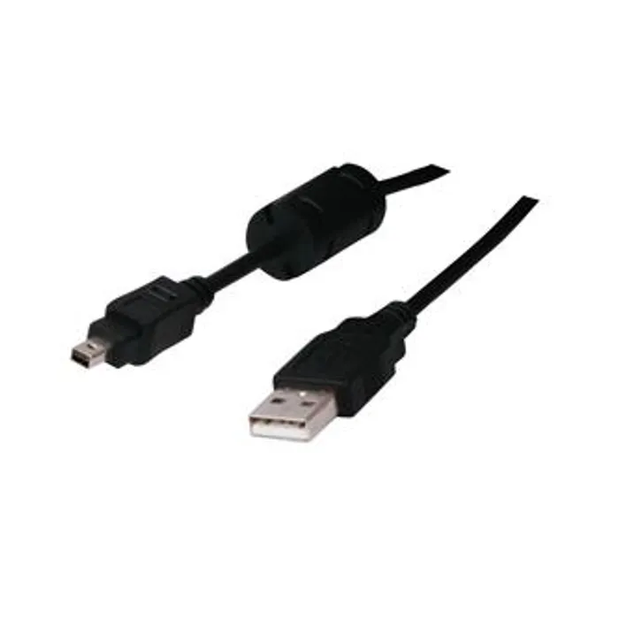 Termék főképe Kabel USB (2.0), USB A M- 4 pin M, 1.8m, černý, FUJI