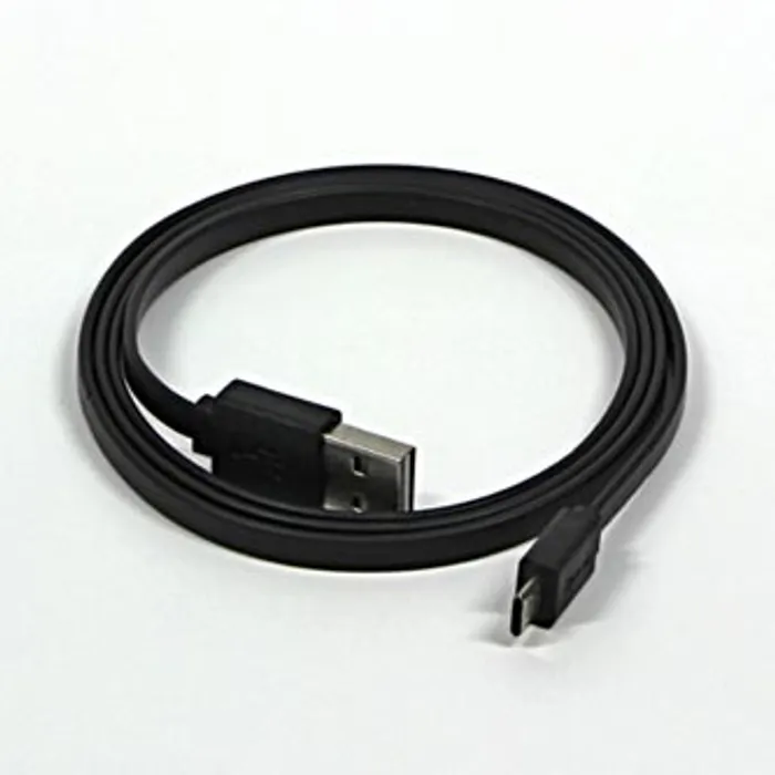 Termék főképe Kabel USB (2.0), USB A M reversible- USB micro M reversible, 0.3m, plochý, černý, oboust
