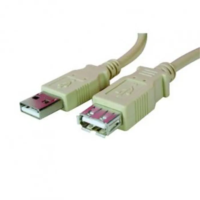Termék főképe Kabel USB (2.0), USB A M- USB A F, 3m, šedý, Logo, blistr