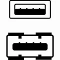 USB kábel (2.0), USB A M- USB A F, 3 m, szürke, Logo, ár 1 db