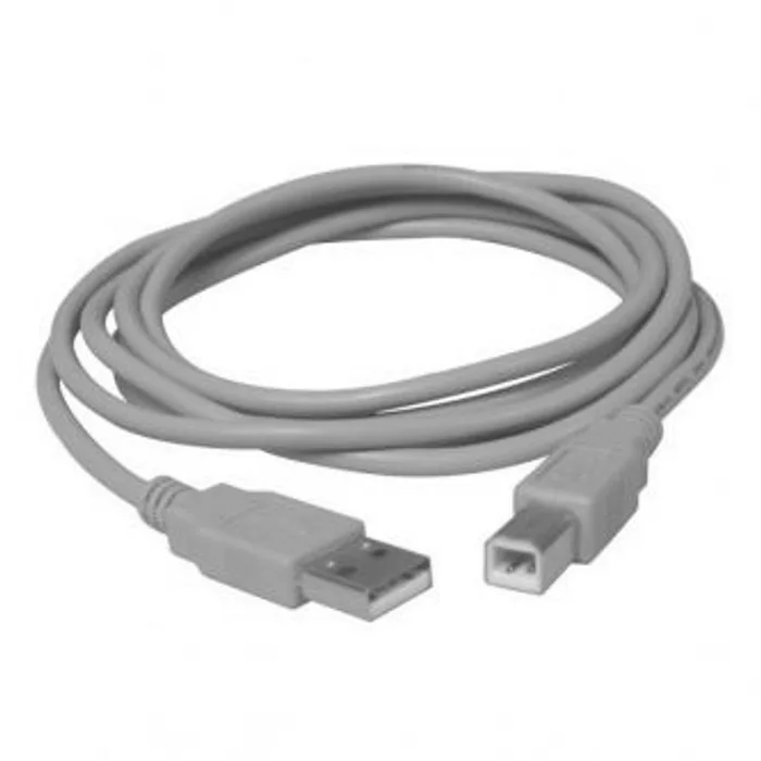 Termék főképe Kabel USB (2.0), USB A M- USB B M, 1.8m, černý, Logo, blistr