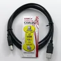 USB kábel (2.0), USB A M- USB B M, 3m, szürke, Logo, ár 1 db