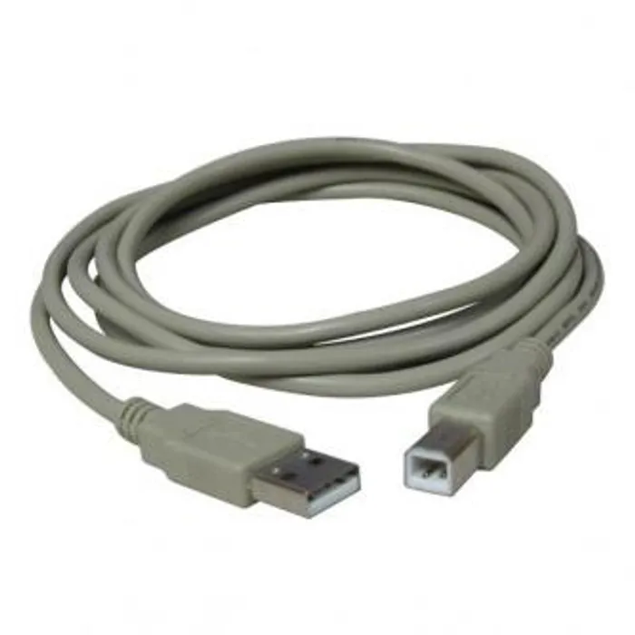 Termék főképe Kabel USB (2.0), USB A M- USB B M, 5m, šedý, Logo, blistr