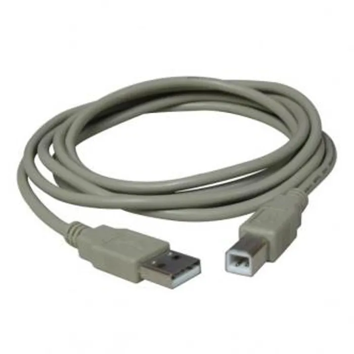 Termék főképe Kabel USB (2.0), USB A M- USB B M, 5m, šedý, Logo
