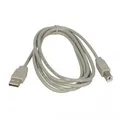 USB kábel (2.0), USB A M- USB B M, 5m, szürke