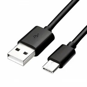 USB kábel (2.0), USB A M- USB C M, 1 m, fekete