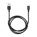 USB-kábel (2.0), USB A M-USB Micro, 1m, fekete, Verbatim, doboz, 48863