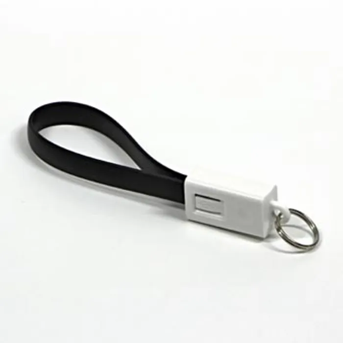 Termék főképe Kabel USB (2.0), USB A M- USB micro M, 0.2m, černý, Logo, blistr, klíčenka
