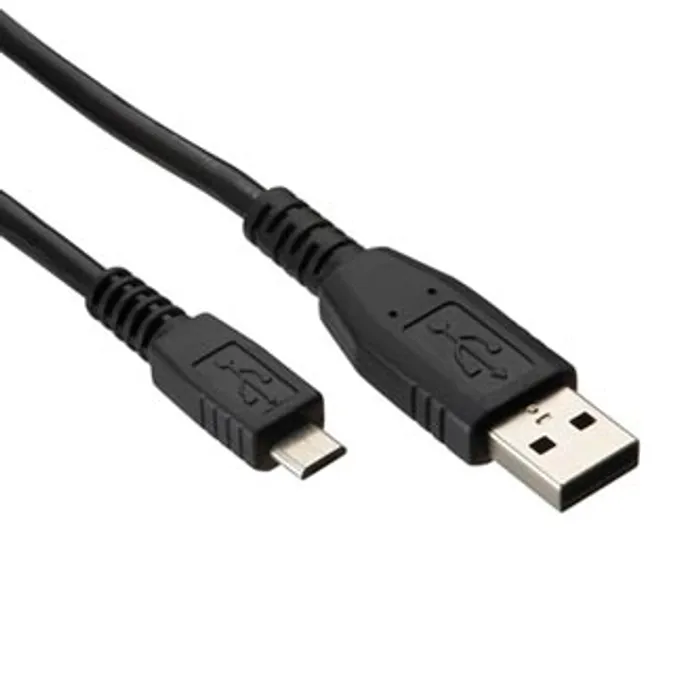 Termék főképe Kabel USB (2.0), USB A M- USB micro M, 1.8m, černý, Logo, blistr