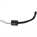 USB kábel (2.0), USB A M- USB mini M (5 tűs), 0,3 m, fekete, logó, kameraszíj