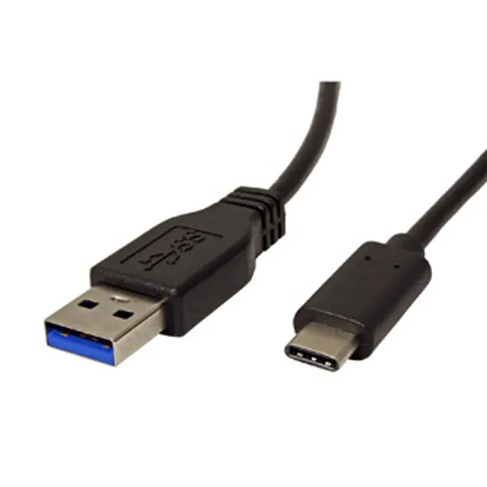 Termék főképe Kabel USB (3.1), USB A M- USB C M, 2m, kulatý, černý, plastic bag