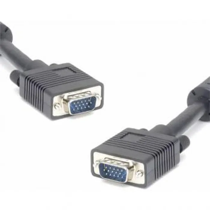 Termék főképe Kabel VGA (D-sub) M- VGA (D-sub) M, 5m, stíněný, černá, Logo, blistr