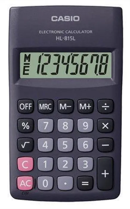 Termék főképe Kalkulačka kapesní, 8místný displej, CASIO "HL-815"