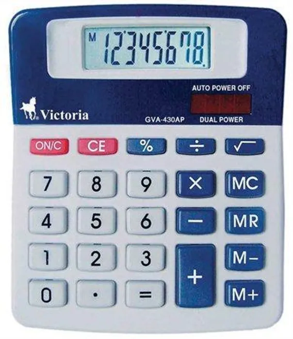 Termék főképe Kalkulačka, stolní, 8místný displej, VICTORIA "GVA-430AP"