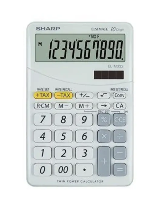 Termék főképe Kalkulačka stolní, "EL-M332BWH" 10 místný displej, SHARP