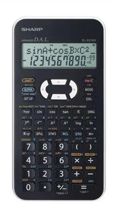 Termék főképe Kalkulačka vědecká, bílá, 272 funkcí, SHARP