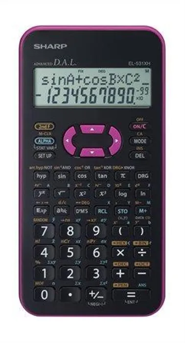 Termék főképe Kalkulačka vědecká, růžová, 272 funkcí, SHARP