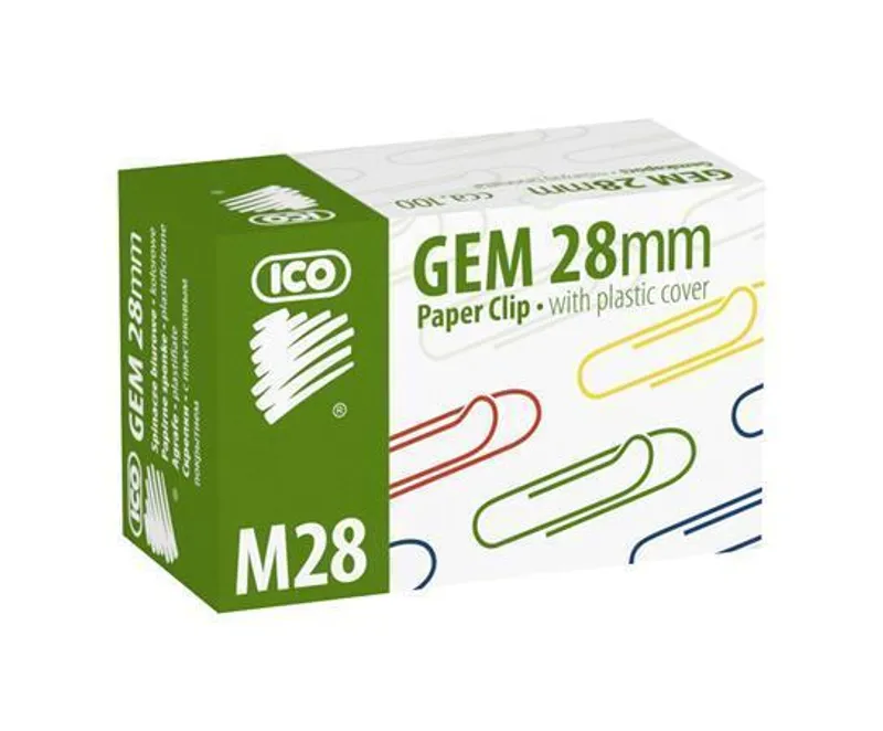 Termék főképe Kancelářské sponky, 28 mm, ICO, mix barev