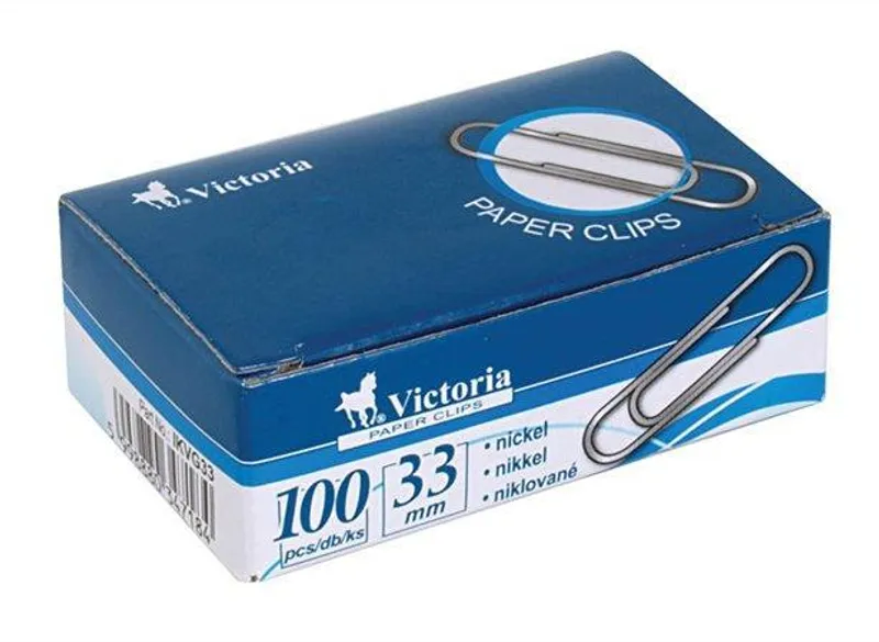 Termék főképe Kancelářské sponky, 33 mm, VICTORIA