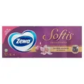 Zsebkendő, papír, 3 rétegű, 10x9 db, ZEWA Softis, aromaterápia