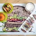 Következő termékkép Evőeszköz táska Hamburger fehér szalvétával [125 db]