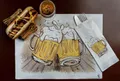 Következő termékkép Új Beer evőeszköz táska fehér szalvétával [125 db]