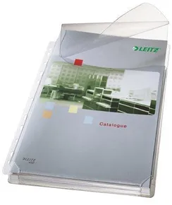 Leitz A4 bővíthető kapacitású és füles zsebek, átlátszó [5 db]