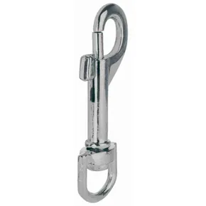 Karabiner félkör alakú szemmel 13 mm
