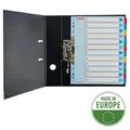 Esselte Mylar karton indexek újraírható előlappal, A4 Maxi, Vegyes színek