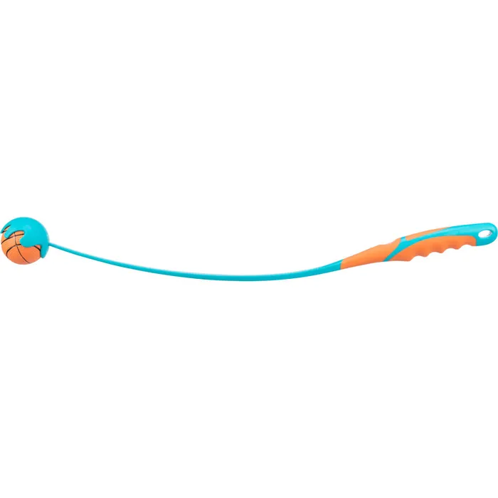Termék főképe Katapult gum.rukojeť s mech.míčem, velký 6cm/60cm TRIXIE