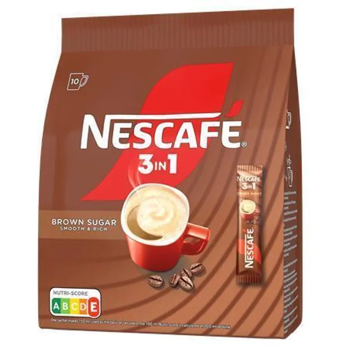 Termék főképe Káva, instantní, 10x17 g, NESCAFÉ, "3in1" hnědý cukr