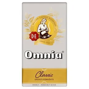 Őrölt kávé, pörkölt, vákuumcsomagolt, 250 g, DOUWE EGBERTS Omnia