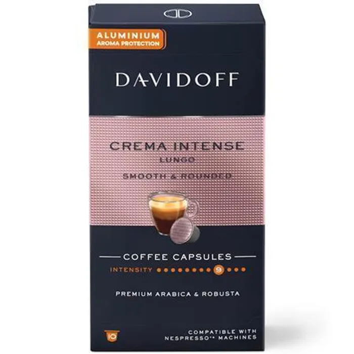 Termék főképe Kávové kapsle "Crema Intense Lungo", 10 ks, DAVIDOFF 522674