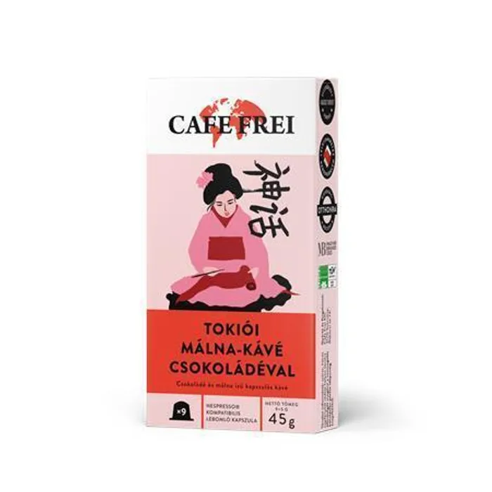 Termék főképe Kávové kapsle "Tokio" čokláda-malina, 9ks, CAFE FREI