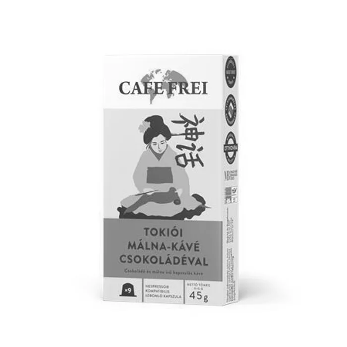 Termék főképe Kávové kapsle "Tokio" čokláda-malina, 9ks, CAFE FREI