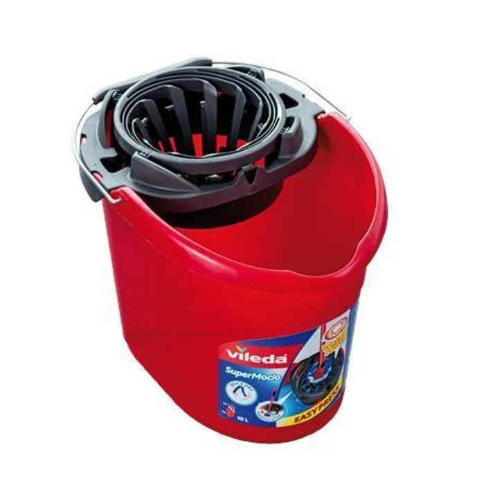 Termék főképe Kbelík se ždímacím košem, VILEDA "Supermop", červený