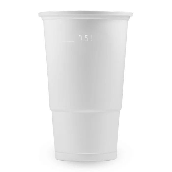 Termék főképe Kelímek bílý 0,5 l -PP- (průměr 98 mm) [50 ks]