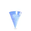 Műanyagpohár BLUE CONE 115 ml -PP- (átmérő 70 mm) [1000 db]